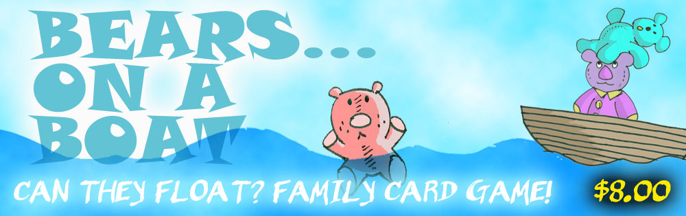 Bears On A Boat Family Card Game