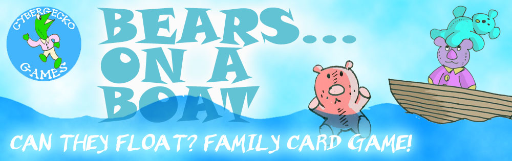 Bears On A Boat Family Card Game