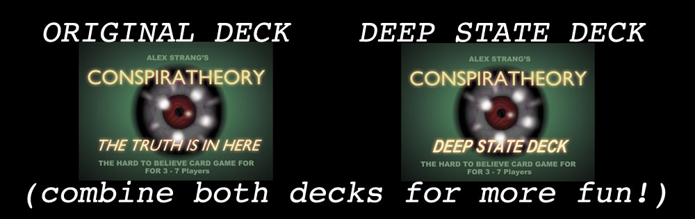 Conspiratheory Original Card Deck and Deep State Deck