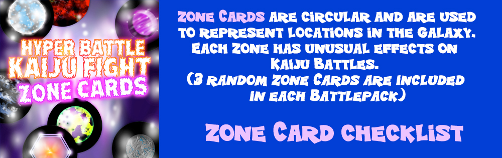 Hyper Battle Kaiju Fight Zone Cards