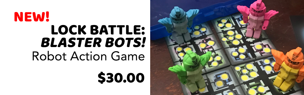Lock Battle Blaster Bots Robot Action Game