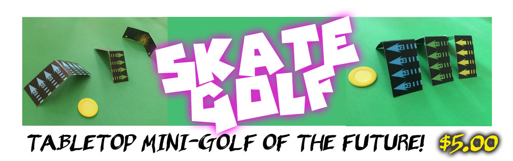 Skate Golf Tabletop Miniature Golf of the Future