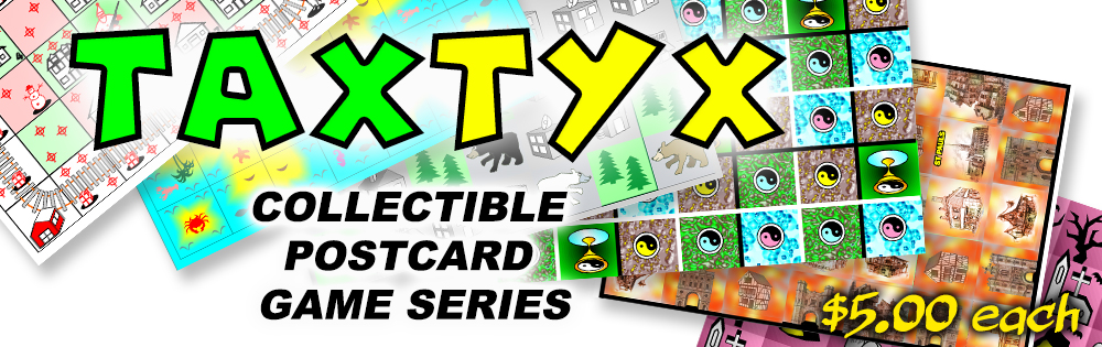 TAKTYX Collectible Postcard Game Series